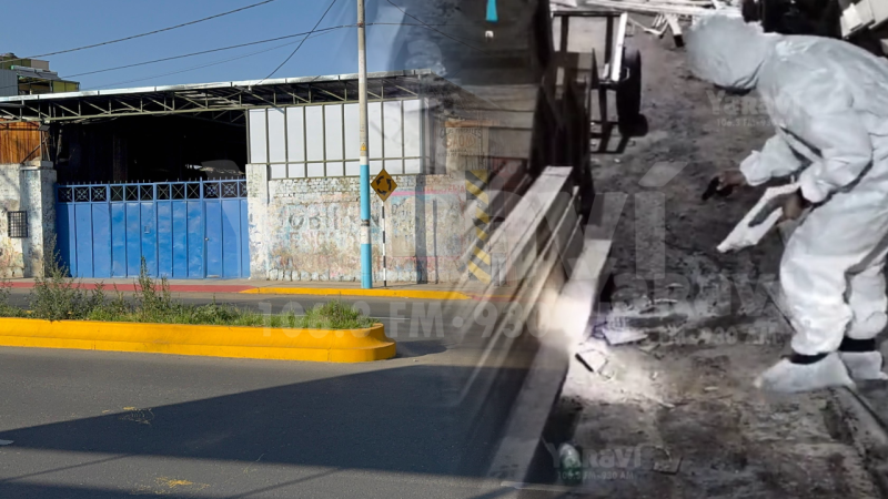 Arequipa Arrojan bombas molotov contra local maderero de la avenida Jesús