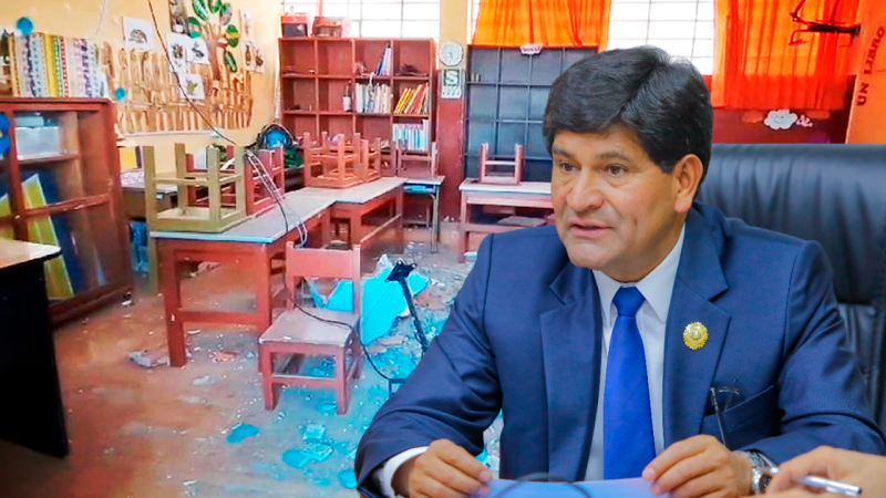 Arequipa Evalúan inicio progresivo del año escolar debido a daños en colegios por lluvias