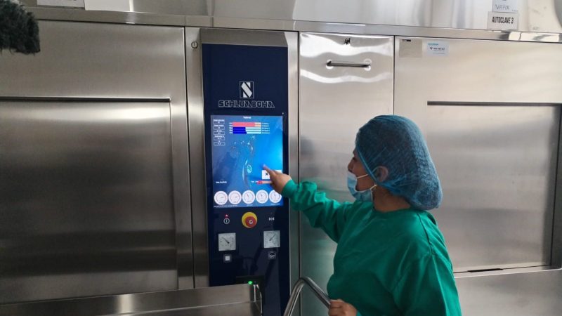 Modernizan central de esterilización del hospital Honorio Delgado Espinoza