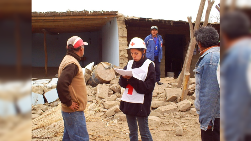 Se unió a la Cruz Roja siendo escolar y brindó ayuda durante terremoto en Pisco